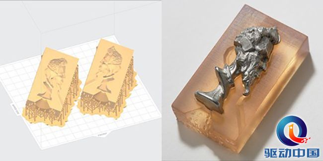 国外公司开发新3D打印技术可用树脂模具打印金属模型(图4)