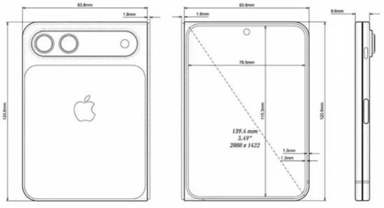 苹果首款折叠屏手机！提前上手一块iPhone Fold(图4)